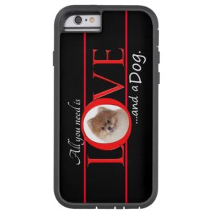 Love and a Pomeranian Smartphone Case
