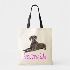 Love Great Dane Puppy Dog Tote Bag