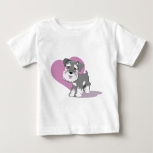 Love Miniature Schnauzer Puppy Shirt