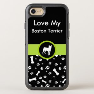 Love My Boston Terrier OtterBox iPhone Case