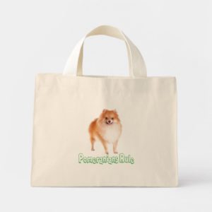 Love Pomeranian Puppy Dog Tote Bag
