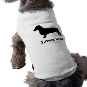 Lowrider Dachshund Pet Clothing