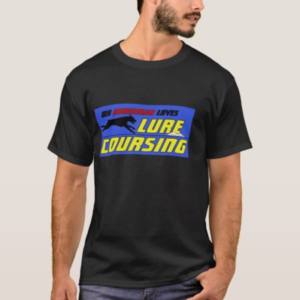 Lure Coursing Doberman shirt