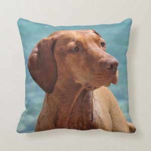 Magyar Vizsla Dog Throw Pillow