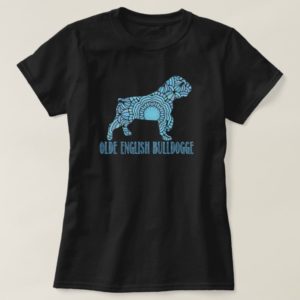 Mandala Olde English Bulldogge T-Shirt
