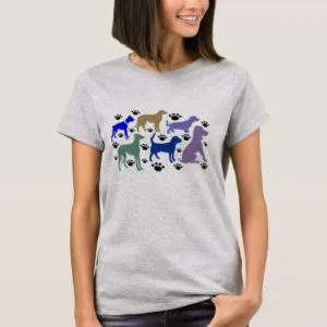 Many Many Dogs Tee For Women