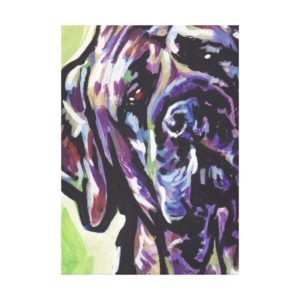 Mastiff Bright Colorful Pop Dog Art Canvas Print