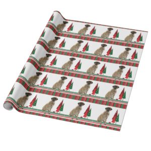 Mastiff Christmas Wrapping Paper
