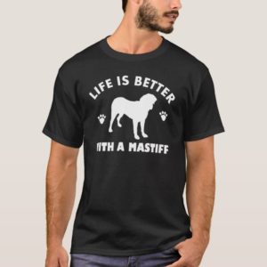 Mastiff dog Design T-Shirt