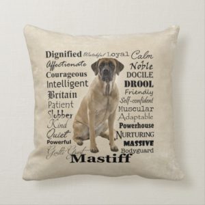 Mastiff Traits Pillow