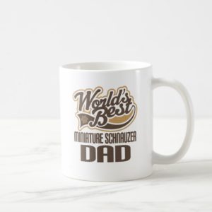 Miniature Schnauzer Dad (Worlds Best) Coffee Mug