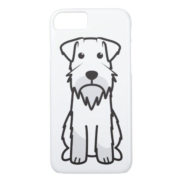 Miniature Schnauzer Dog Cartoon Case-Mate iPhone Case