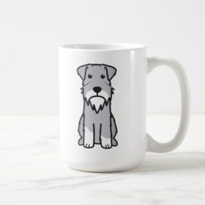 Miniature Schnauzer Dog Cartoon Coffee Mug