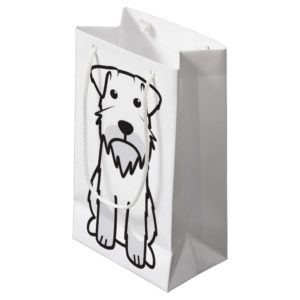 Miniature Schnauzer Dog Cartoon Small Gift Bag