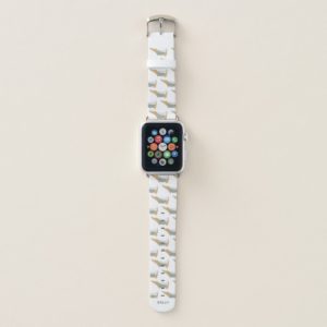 Monogram Cute Dog Dachshund Apple Watch Band