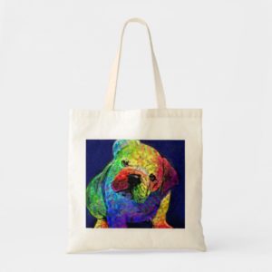 my psychedelic bulldog bag