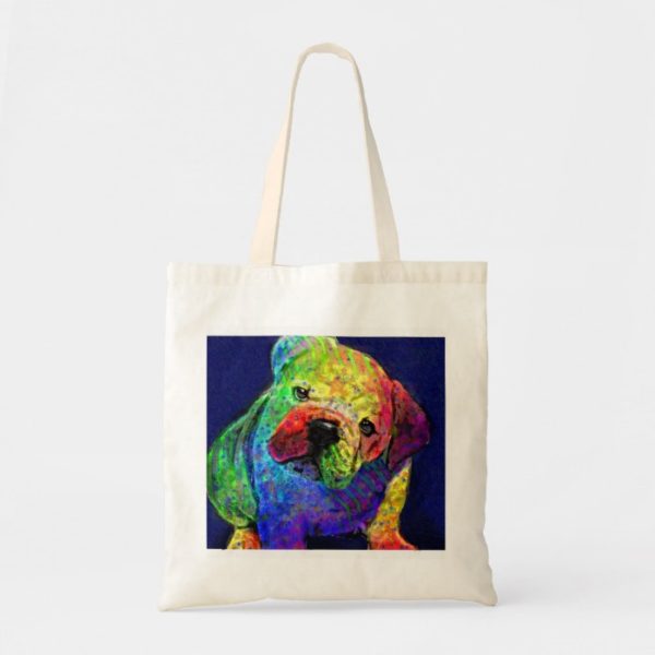 my psychedelic bulldog bag