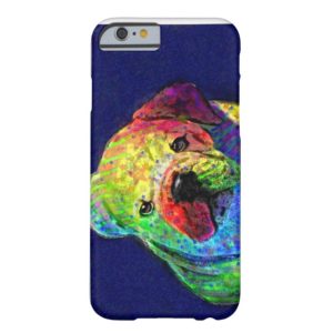 my psychedelic bulldog Case-Mate iPhone case