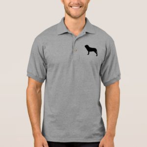 Neapolitan Mastiff Silhouette Polo Shirt