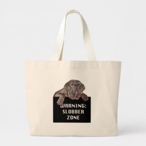 Neopolitan Mastiff Large Tote Bag