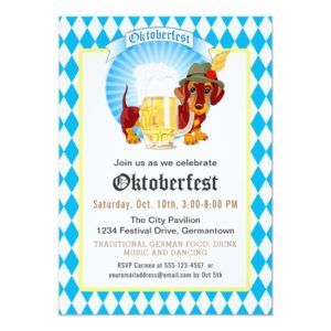 Oktoberfest Party and Celebration Invitation