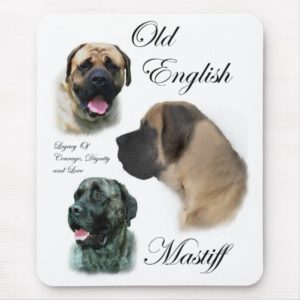 Old English Mastiff Gifts Mouse Pad