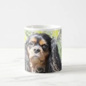Painted Cavalier King Charles Spaniel Coffee Mug