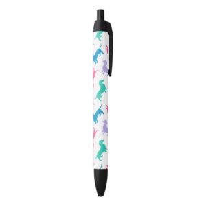 Pastel Colored Dachshunds Black Ink Pen