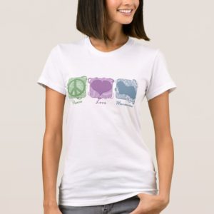 Pastel Peace, Love, and Havanese T-Shirt