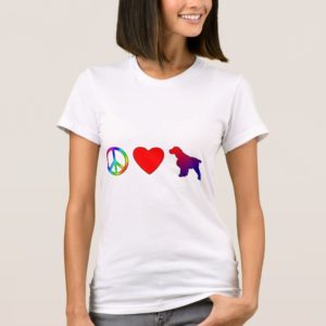 Peace Love English Springer Spaniels T-Shirt