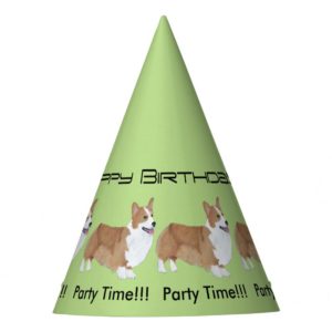 Pembroke Welsh Corgi - Birthday Party Hat
