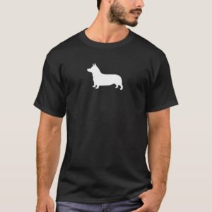 Pembroke Welsh Corgi Dog Breed Silhouette T-Shirt