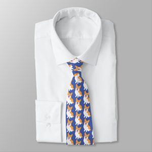 Pembroke Welsh Corgi Tie