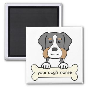 Personalized Bernese Mountain Dog Magnet