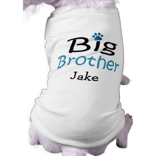 Personalized Big Brother Pet Shirt