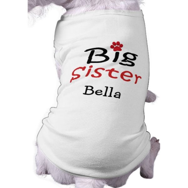 Personalized Big Sister Pet Shirt