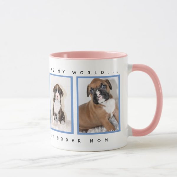 Personalized Dog Gifts - Greatest Boxer Mom Mug