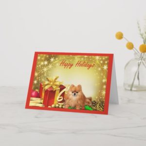 Pomeranian  Christmas Card Gifts