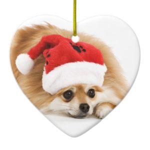 Pomeranian Christmas Ornament