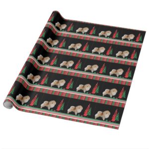Pomeranian Christmas Wrapping Paper