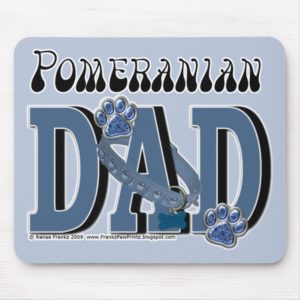 Pomeranian DAD Mouse Pad