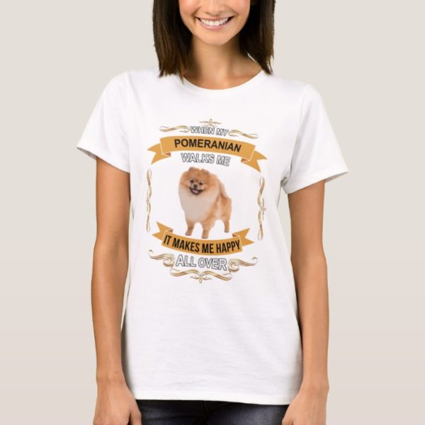 Pomeranian Dog T-Shirt for Women