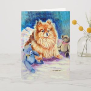 Pomeranian Greeting Cards