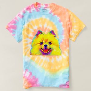 Pomeranian in Colors T-shirt