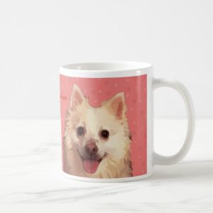 Pomeranian in Peach Colors Mug