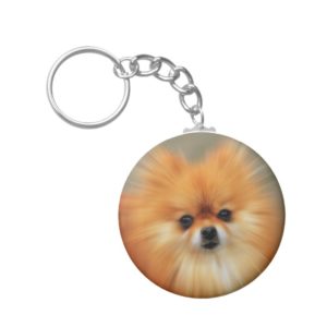 Pomeranian Keychain