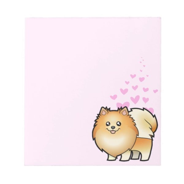 Pomeranian Love Notepad