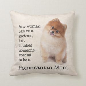 Pomeranian Mom Pillow