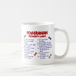 POMERANIAN PL2 COFFEE MUG