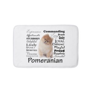 Pomeranian Traits Bathmat